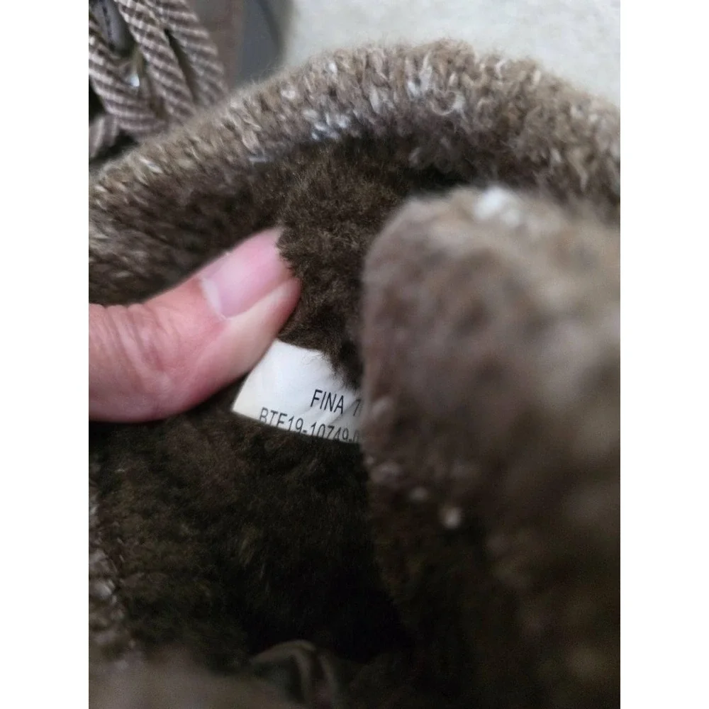 Baretraps‎ Brown Quilted Knit Waterproof Duck Winter Boot 7M